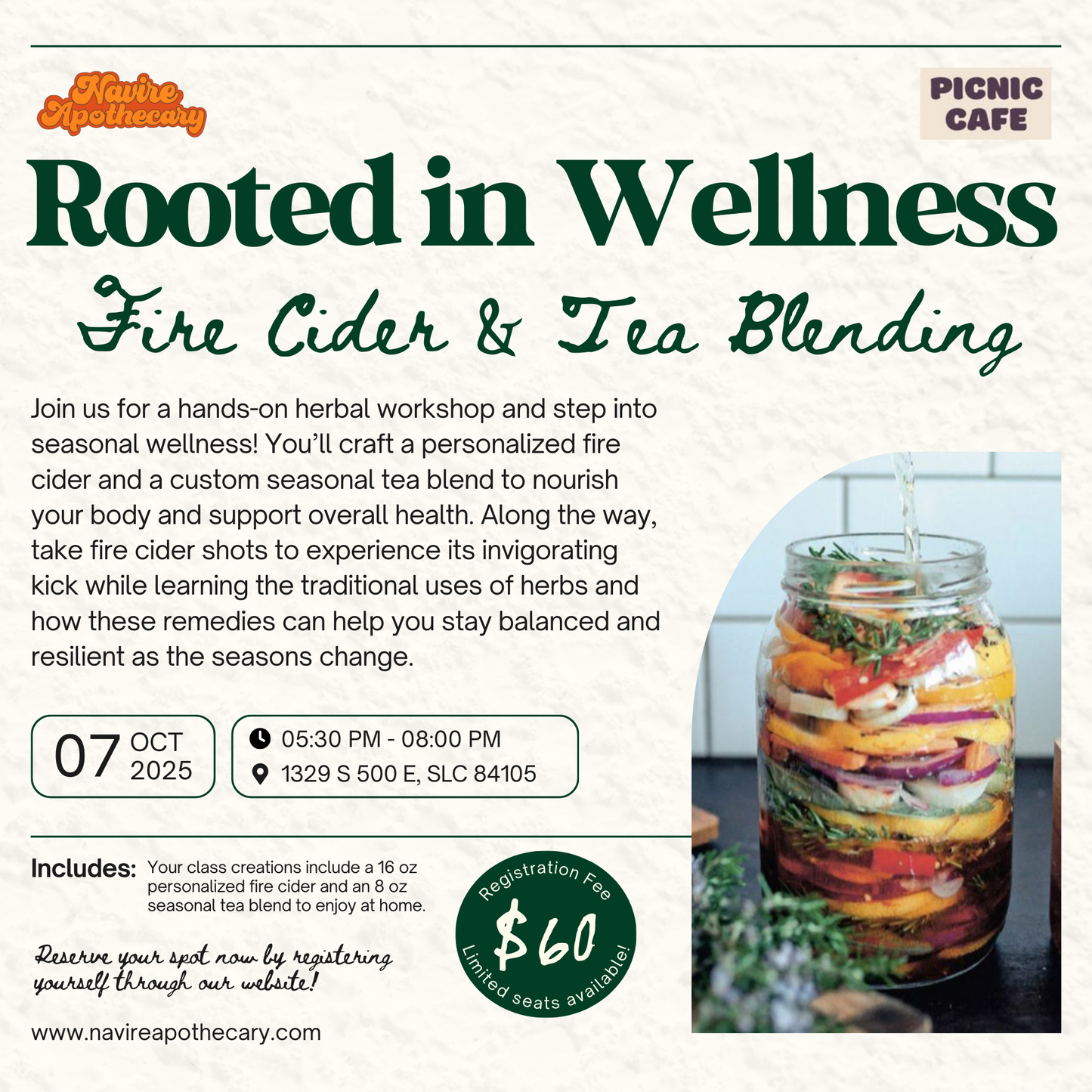 Rooted in Wellness: Fire Cider & Tea for the Season